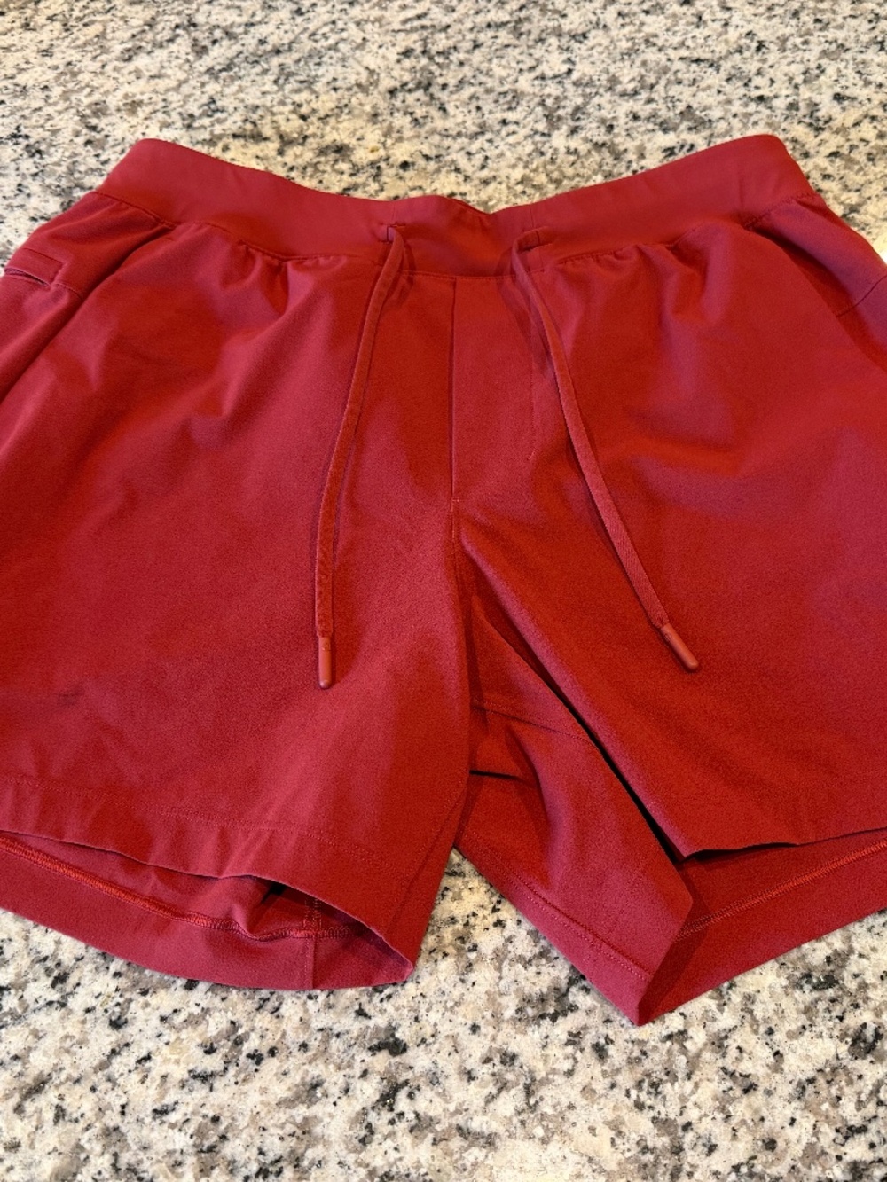 lululemon Zeroed In Linerless Shorts 5" Red Men's Medium M
